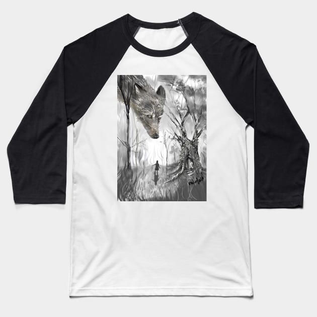 Whats the time Mr Wolf? Baseball T-Shirt by Stufnthat